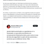 Durisimo cruce entre Bullrich por un TW de Villarruel que borró